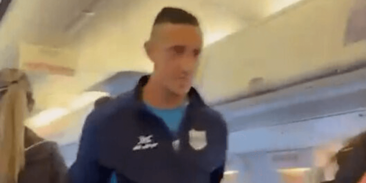 Footballer thrown off plane in handcuffs after 'bomb threat' chaos leads to widespread airport delays