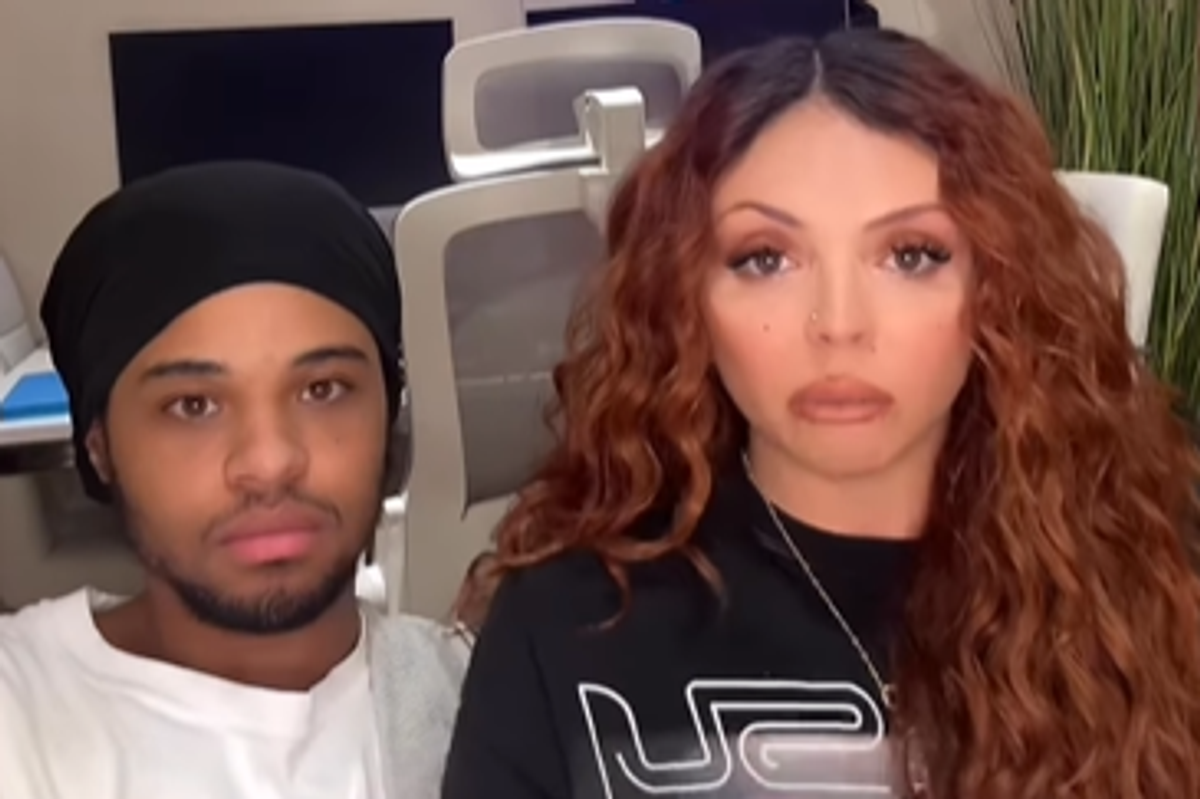 Jesy Nelson and Zion Foster