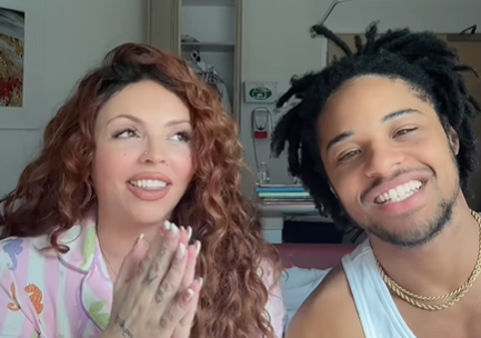 Jesy Nelson and Zion Foster