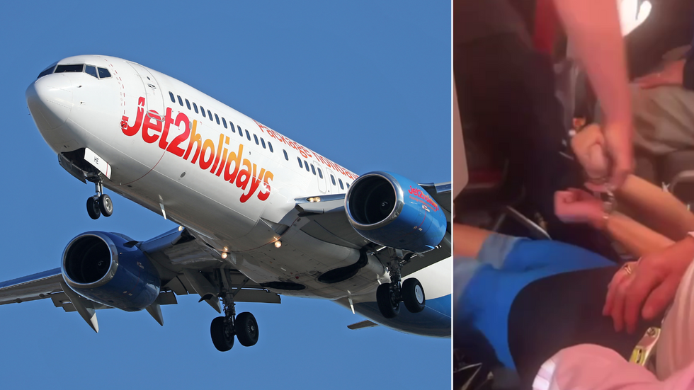 Jet2 aircraft/Footage of the incident 