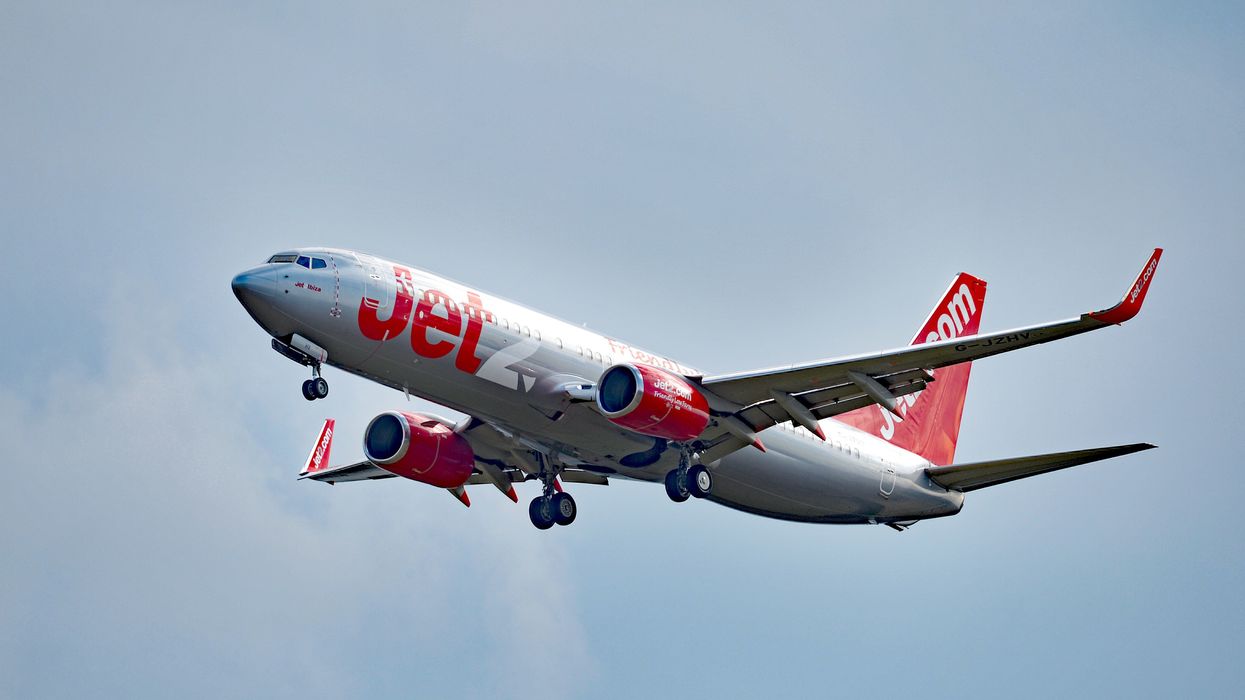 Jet2 plane in the sky