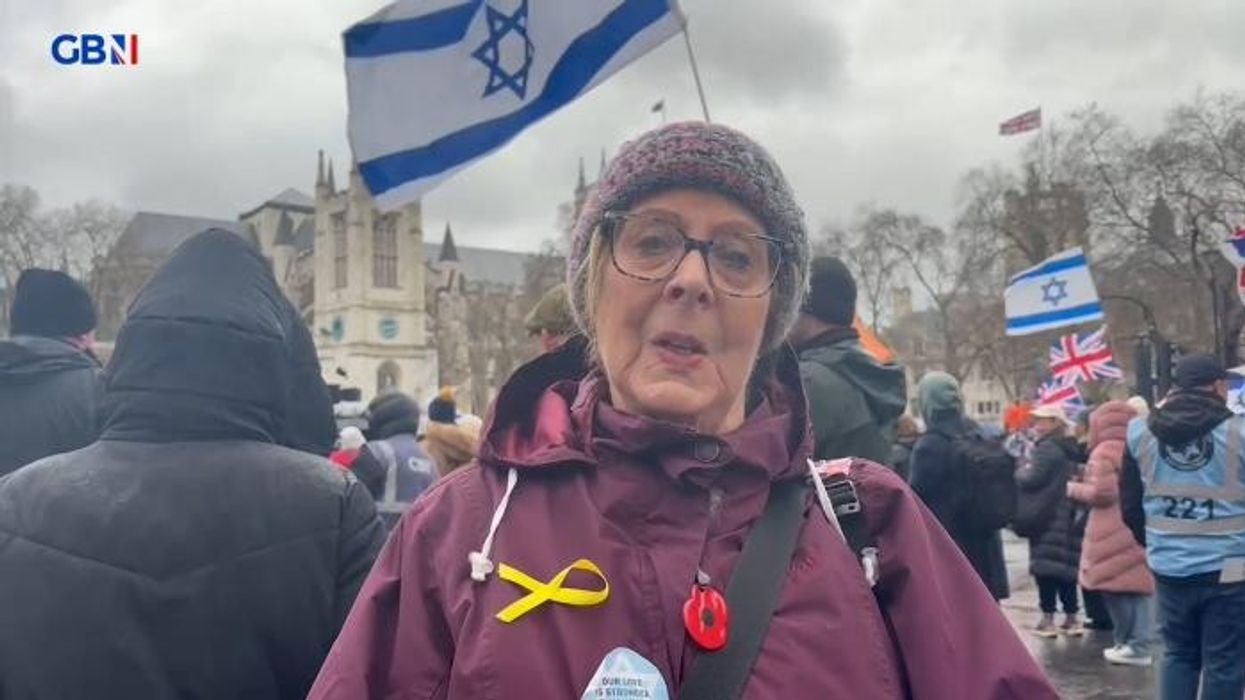 'Stop teaching terror!' Students protest at university after professor praised 'Palestinian resistance' and 'handed out Hamas propaganda'