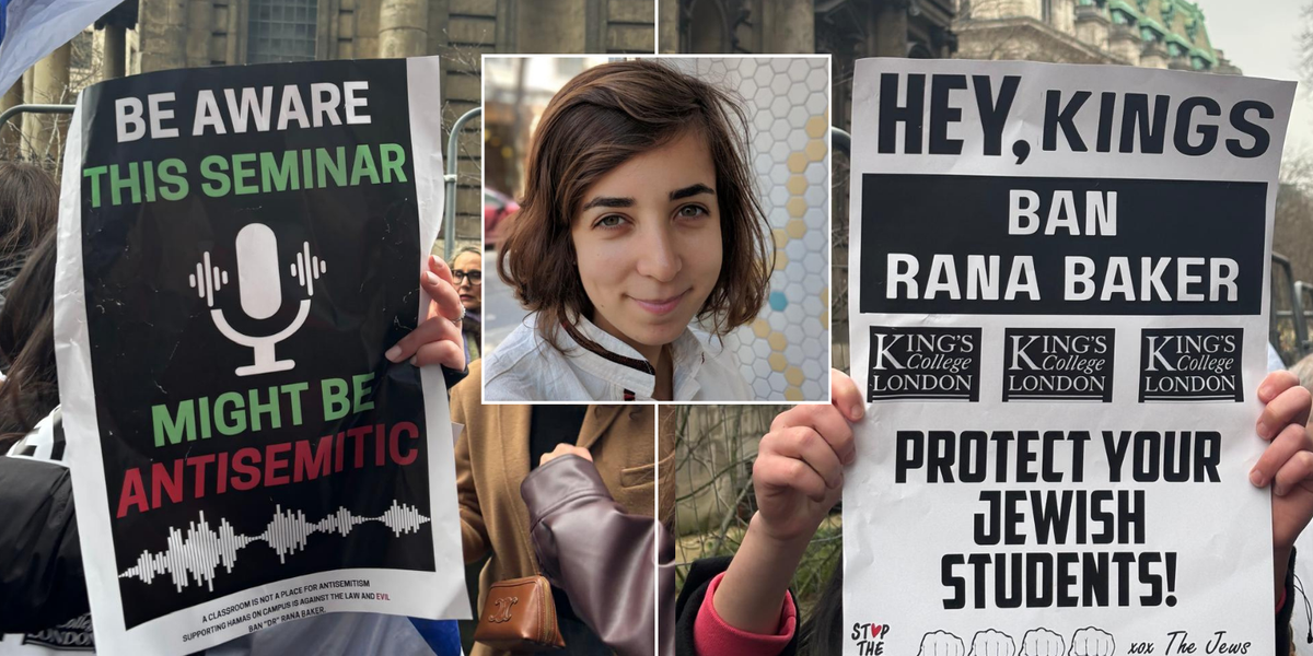 NextImg:'Stop teaching terror!' Students protest at university after professor praised 'Palestinian resistance' and 'handed out Hamas propaganda'