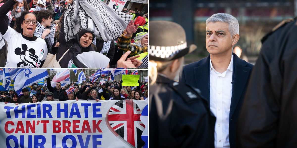 NextImg:Sadiq Khan admits Jews 'living in fear' before claiming police 'doing good job' to protect them