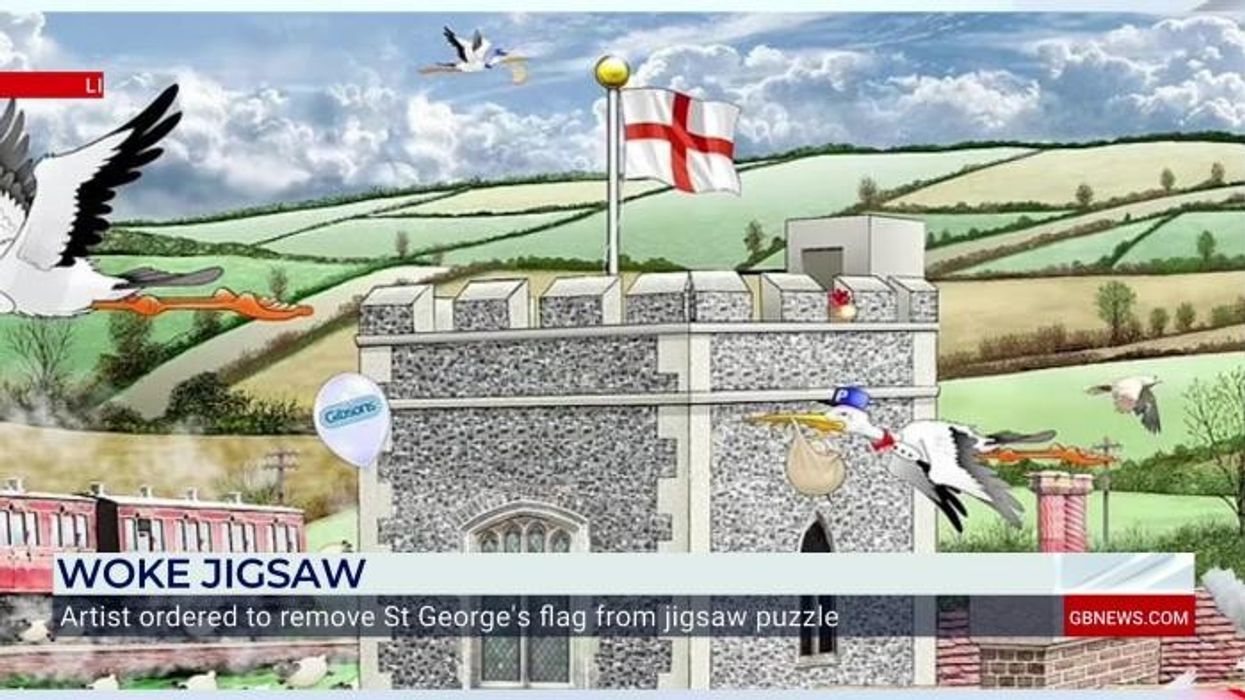 Jigsaw artist speaks out after severing ties with British firm over woke St George’s flag censorship row: ‘I’m proud to be English!’