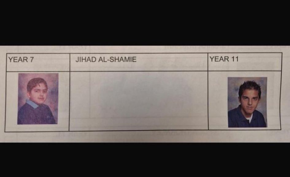 Jihad Al-Shamie's yearbook photographs