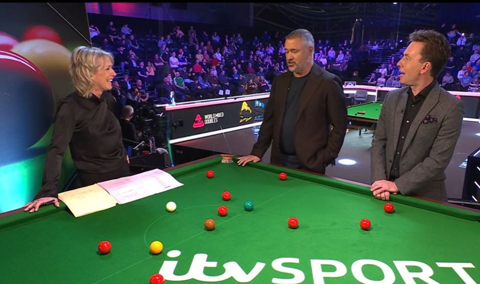 Jill Douglas said Rebecca Kenna put Stephen Hendry 'back in his box'