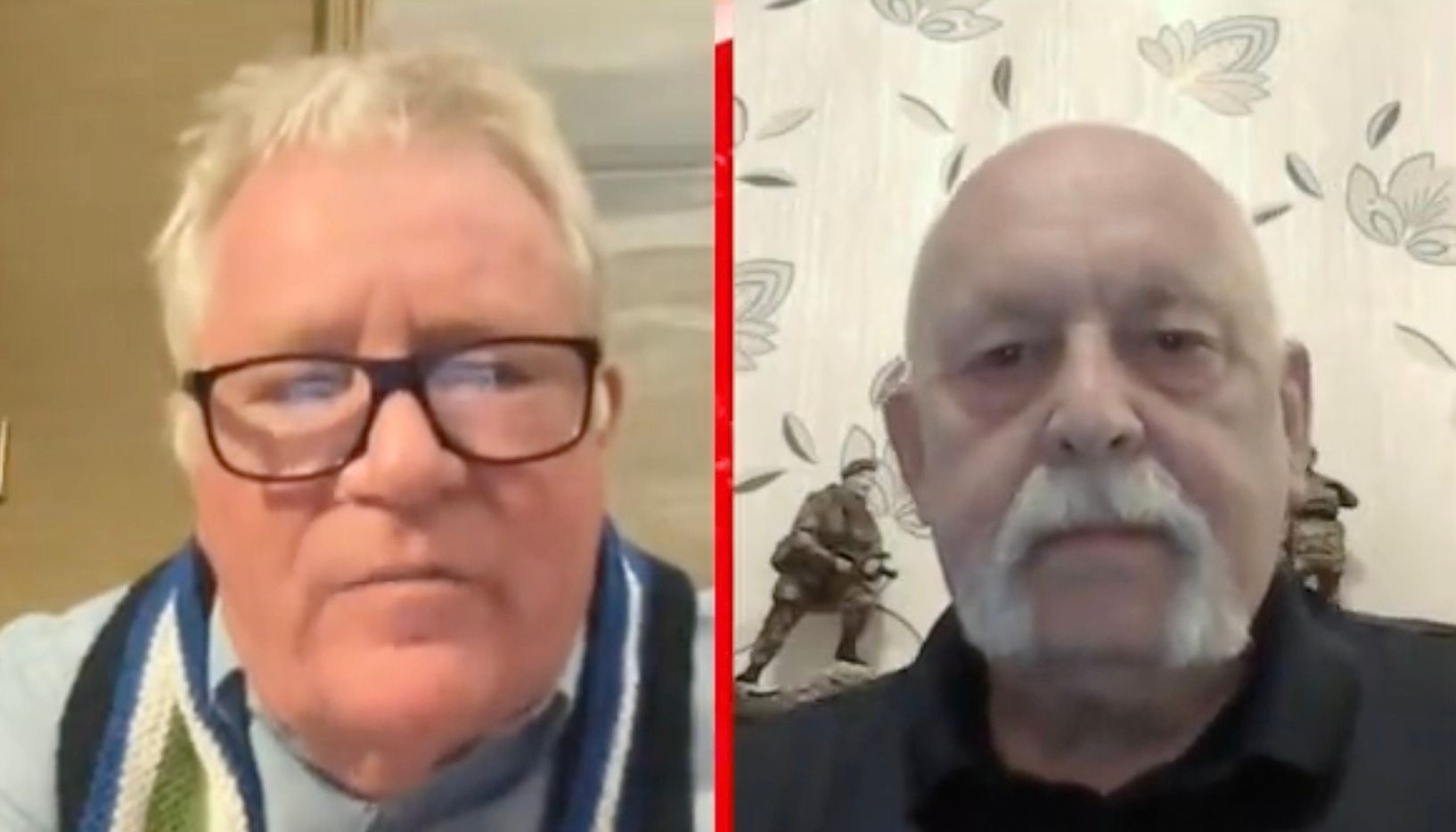 Jim Davidson and Denzil Connick