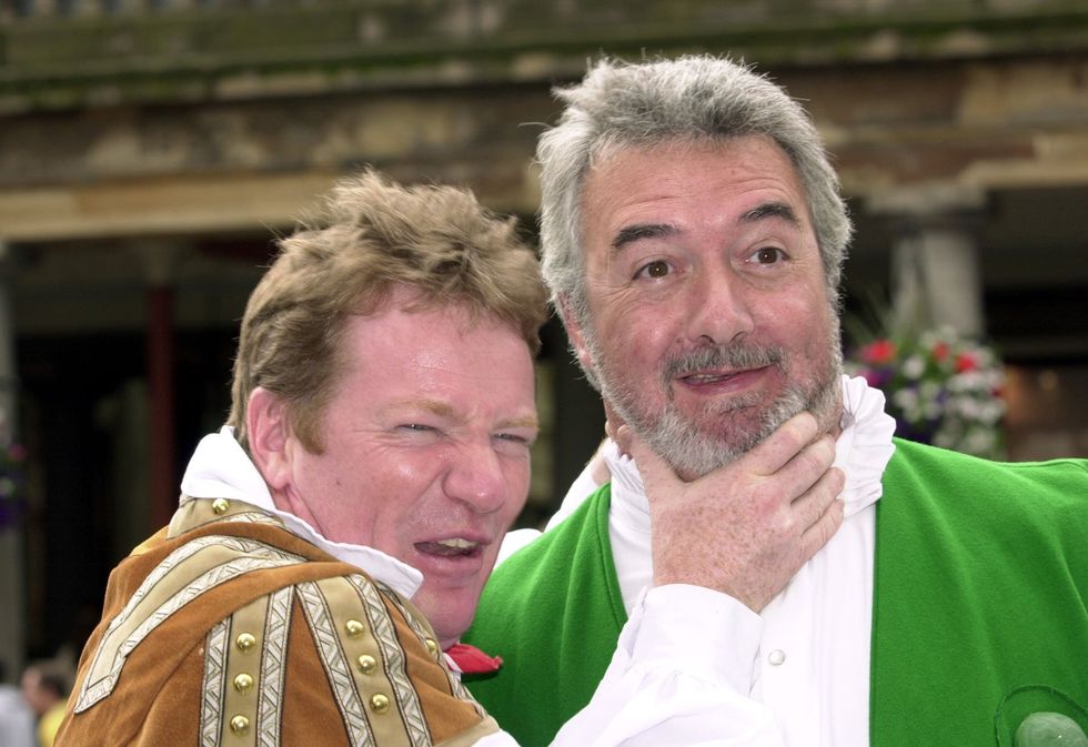 Jim Davidson and John Virgo