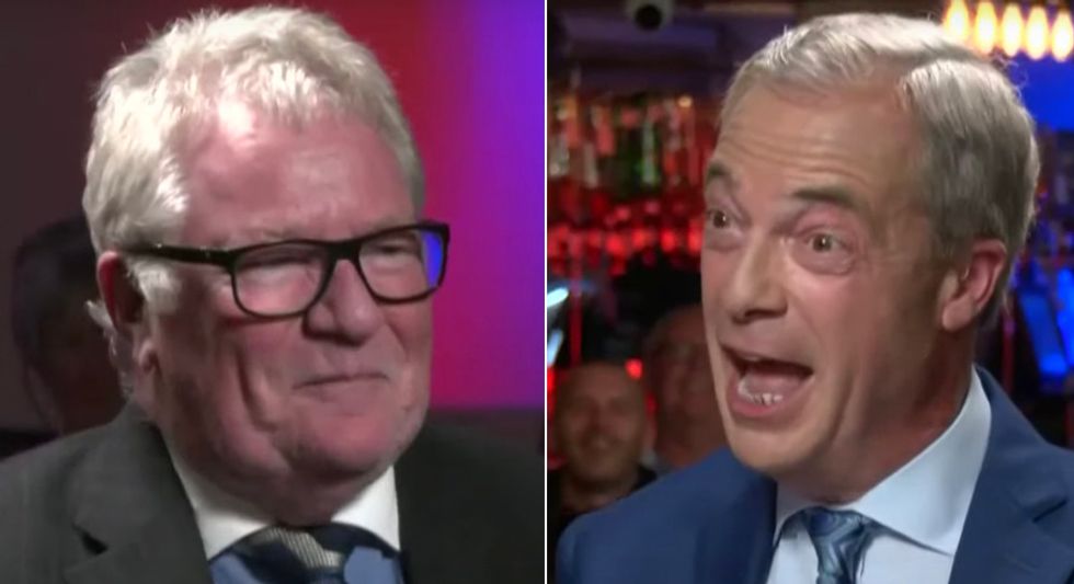 Jim Davidson and Nigel Farage