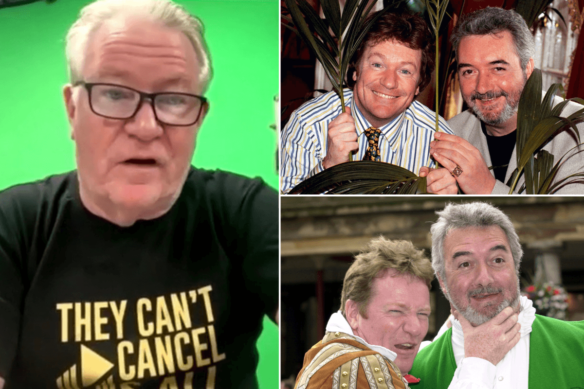 Jim Davidson on GB News; Jim Davidson and John Virgo together