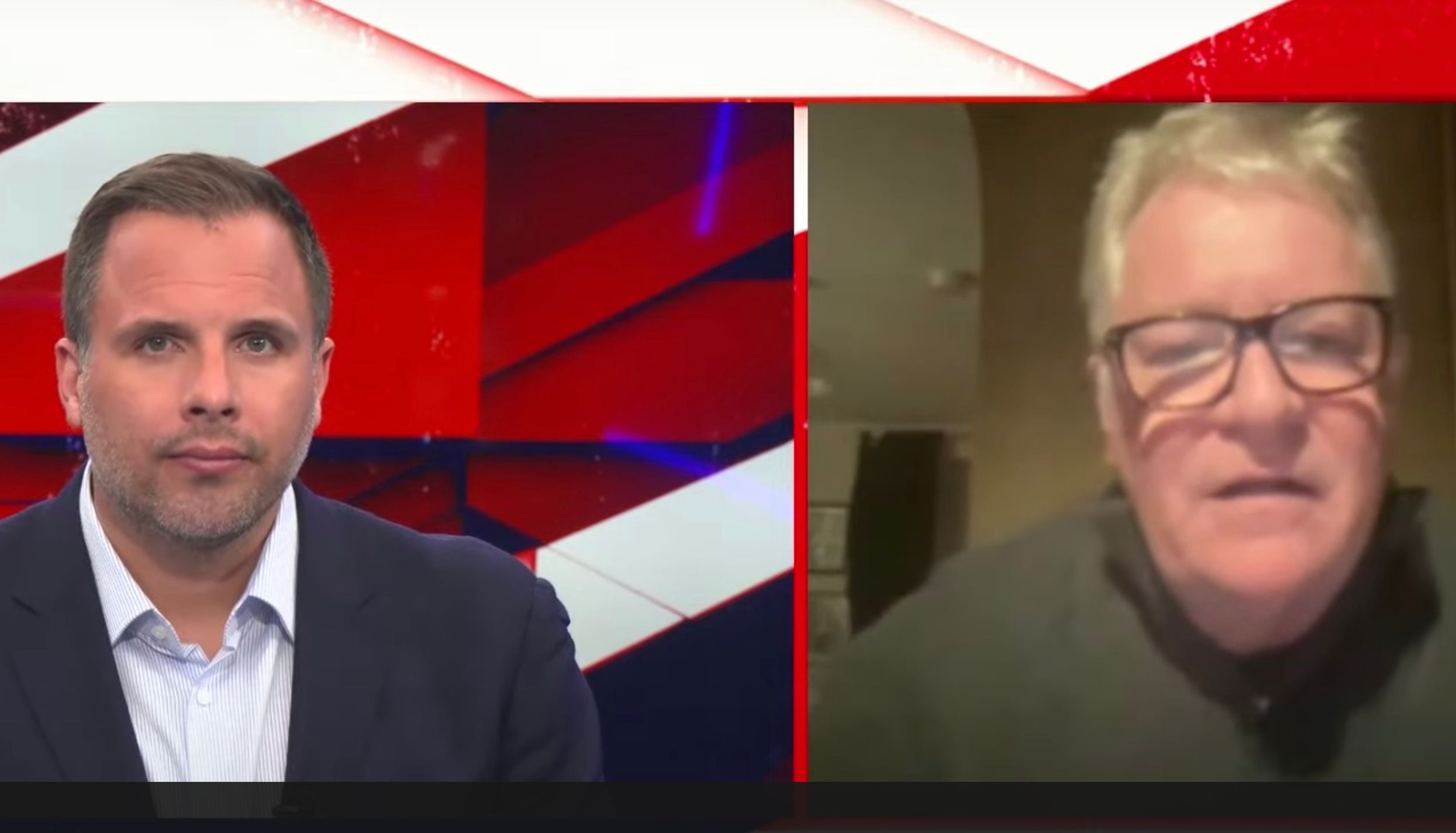 Jim Davidson speaking to Dan Wootton