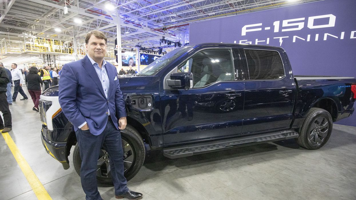 Jim Farley and the Ford F-150 Lightning EV pickup truck