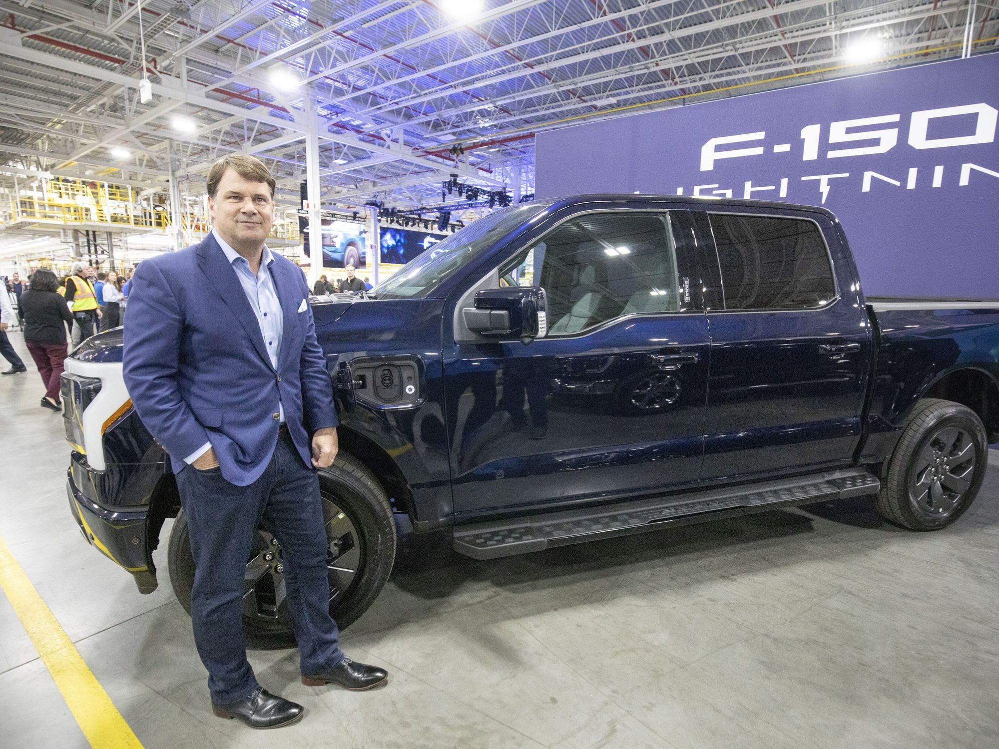 Jim Farley and the Ford F-150 Lightning EV pickup truck