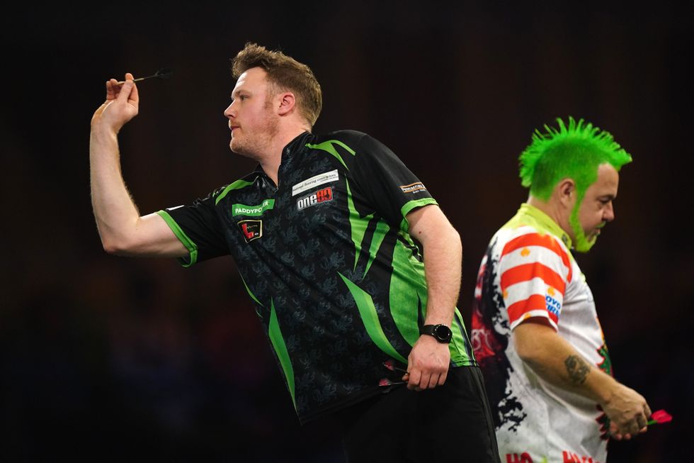 Jim Williams paid tribute to Peter Wright after the match