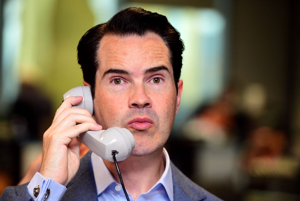 Jimmy Carr during the 15th BGC annual charity day at Canary Wharf in London, in commemoration of BGC's 658 colleagues and the 61 Eurobrokers employees lost on 9/11.