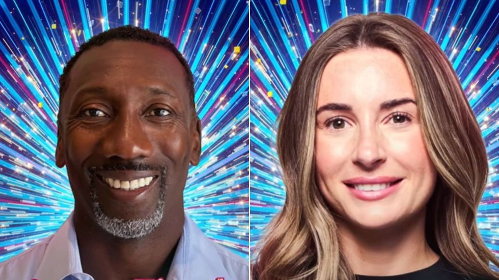 Jimmy Floyd Hasselbaink and Dani Dyer