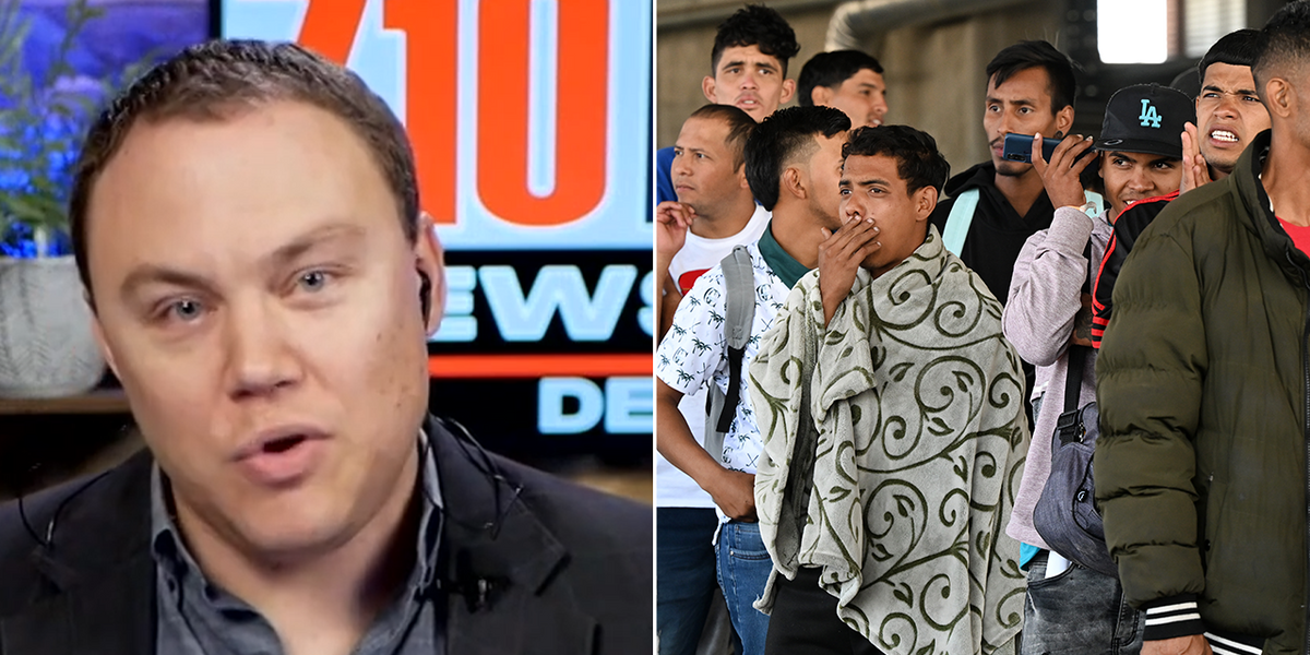 NextImg:Denver radio host outlines crazy battle between US homeless and illegal migrants for hotel housing