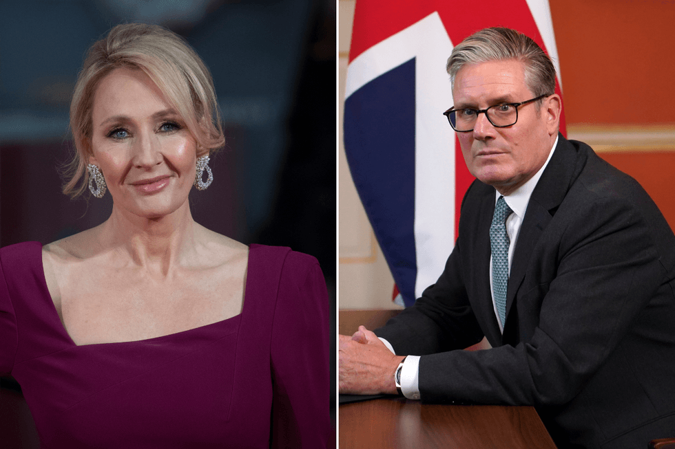 JK Rowling and Sir Keir Starmer