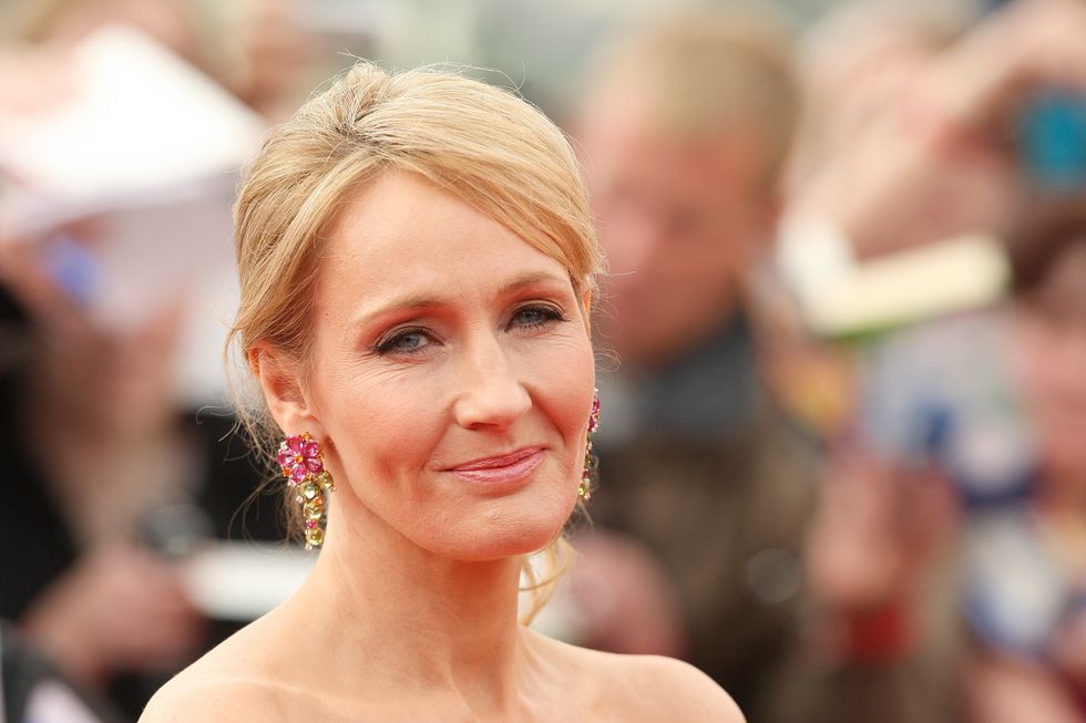 JK Rowling arriving for the world premiere of Harry Potter And The Deathly Hallows: Part 2.