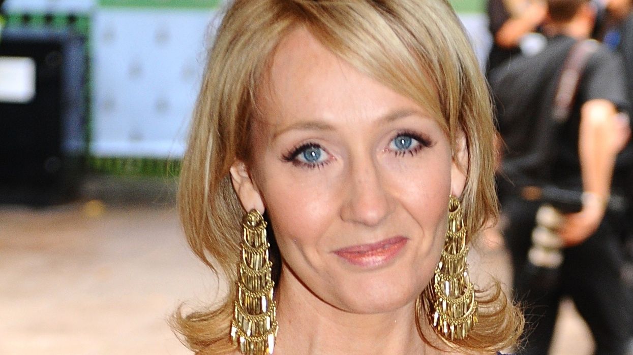 JK Rowling at a Harry Potter premier