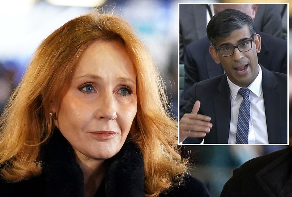 JK Rowling/Rishi Sunak