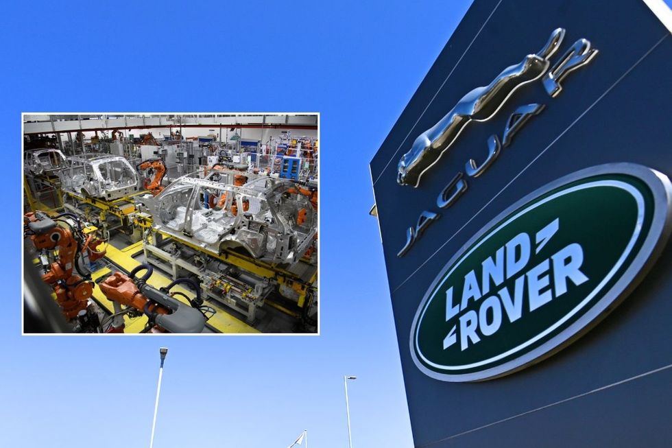 JLR factory and sign