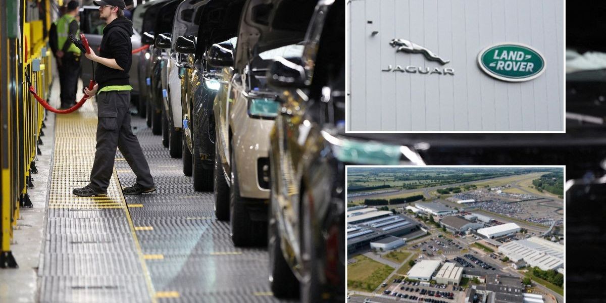 Jaguar Land Rover’s cyber attack sees UK car production plummet by a third as shutdown cripples sector Jaguar Land Rover’s cyber attack sees UK car production plummet by a third as shutdown cripples sector