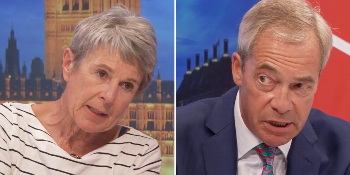 NextImg:Nigel Farage baffled as GB News guest says major crisis facing Britain is a good thing: 'You're mad!'