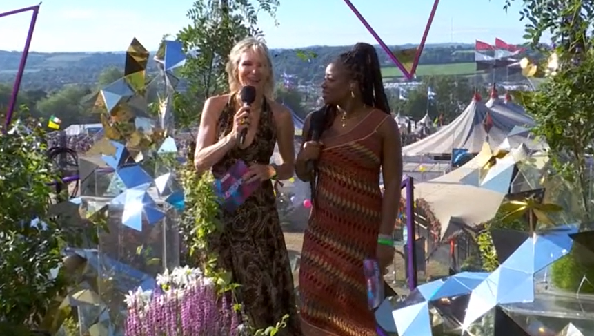 Jo Whiley and Clara Amfo