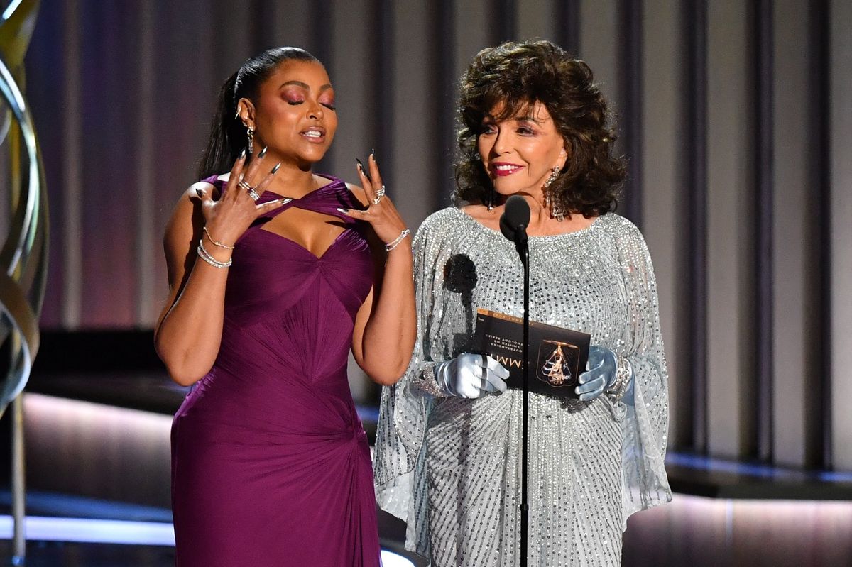 Joan Collins and Taraji P Henson