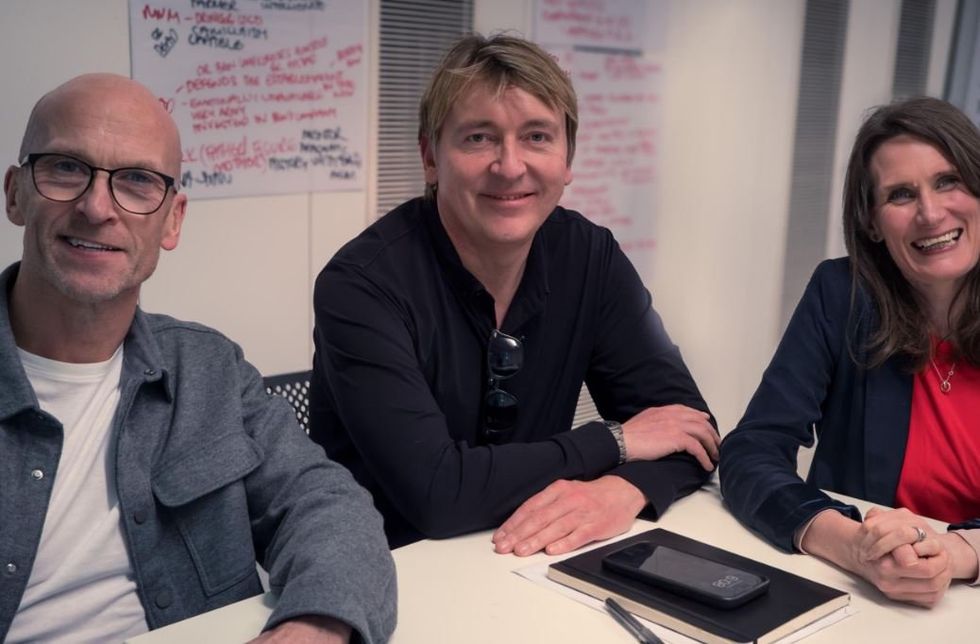 Joan Rater, Tony Phelan and William Harper,