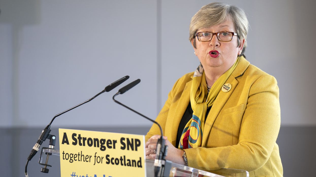 Joanna Cherry MP introduces Ash Regan at the DoubleTree By Hilton, North Queensferry, as she launches her campaign to be First Minister and SNP leader