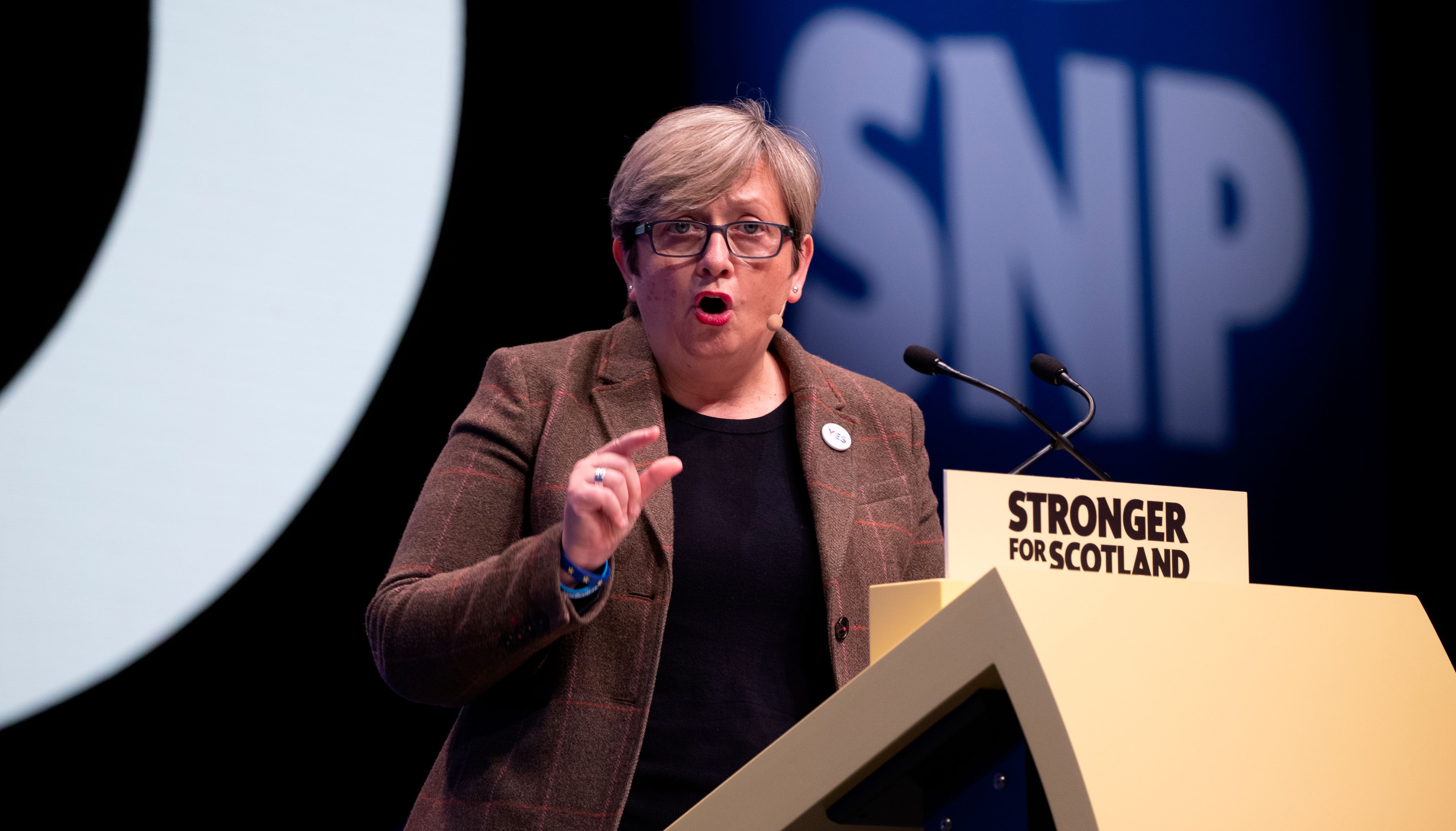 Joanna Cherry QC MP during a Brexit Q&A event at the 2019 SNP autumn conference at the Event Complex Aberdeen.