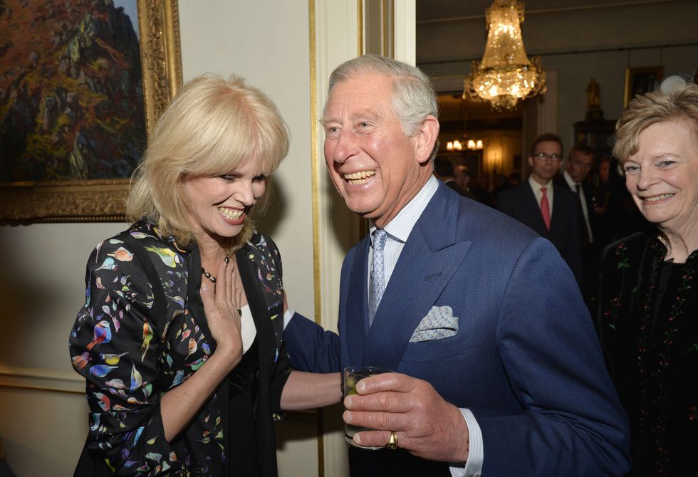Joanna Lumley and King Charles