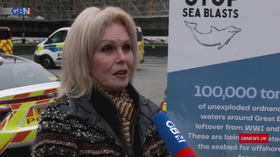 Joanna Lumley hails 'victory for common sense' in campaign on detonating explosives at sea