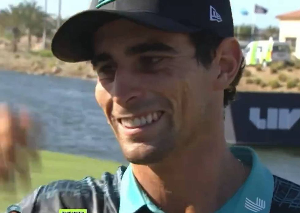 Joaquin Niemann smiled after his comment