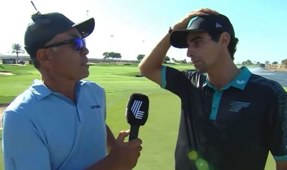Joaquin Niemann took a shot at the Official World Golf Ranking
