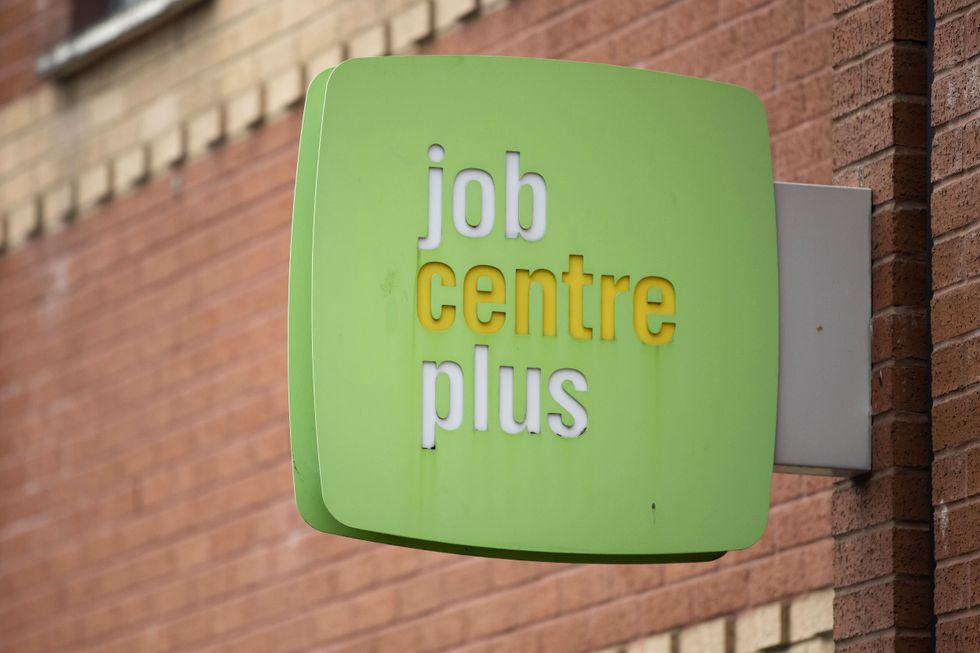 Job Centre Plus sign
