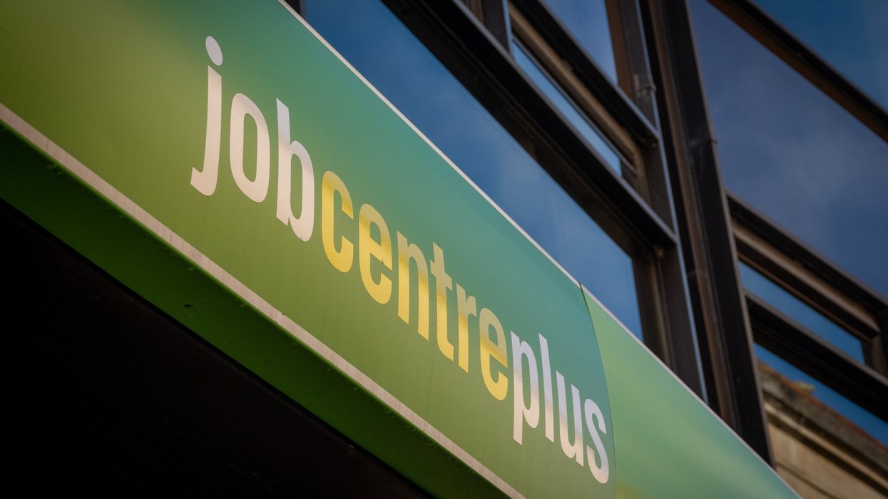 Job Centre Plus sign