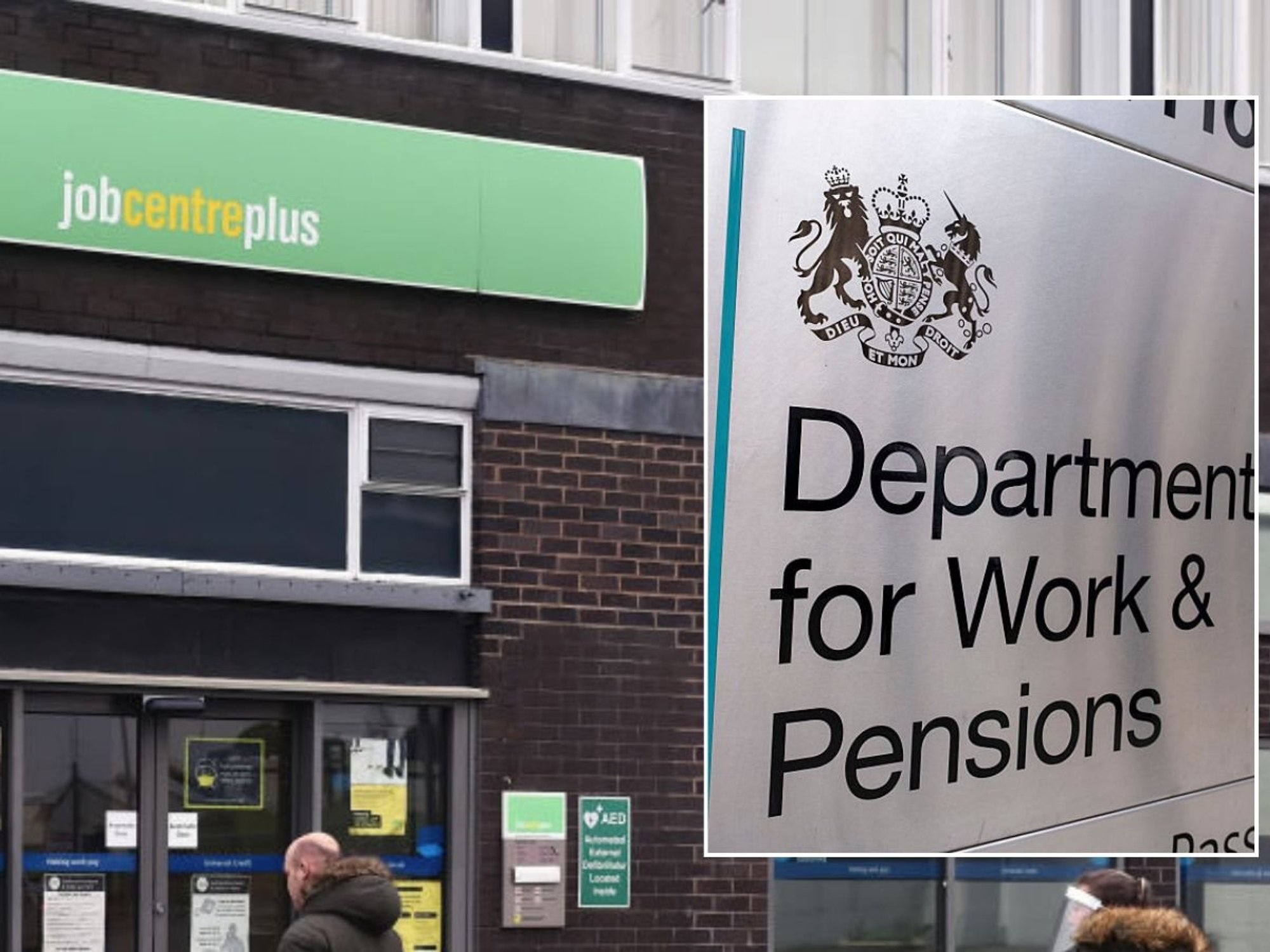 Jobcentre and DWP sign