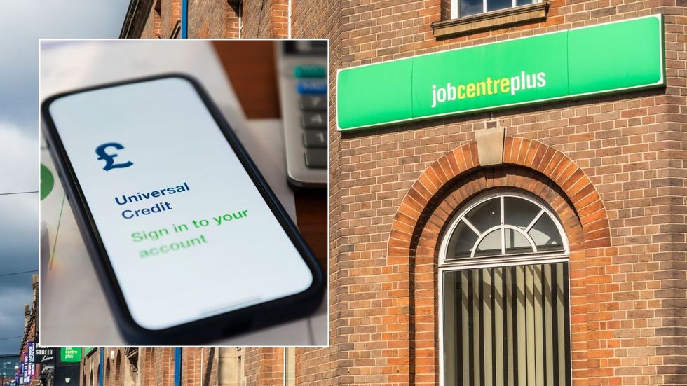 Jobcentre and Universal Credit account on phone