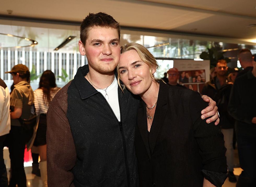 Joe Anders and Kate Winslet