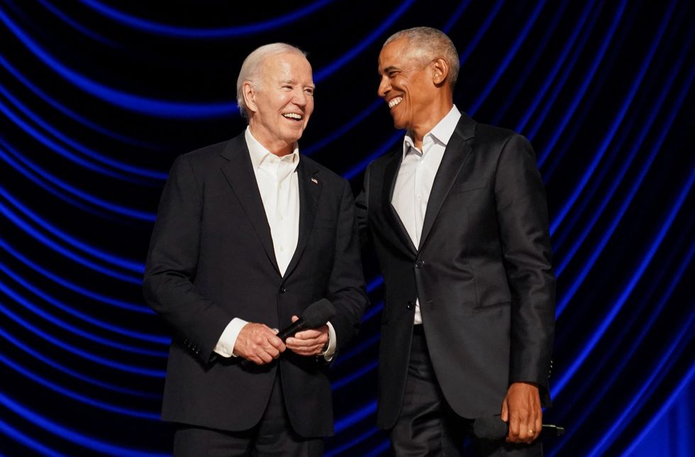 Joe Biden and Barack Obama