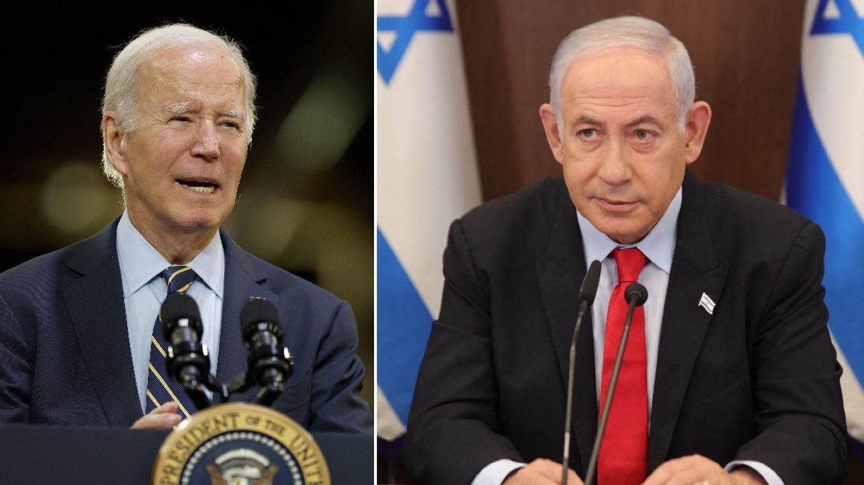 Joe Biden and Benjamin Netanyahu