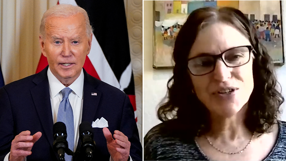 Joe Biden and Beth Bourne