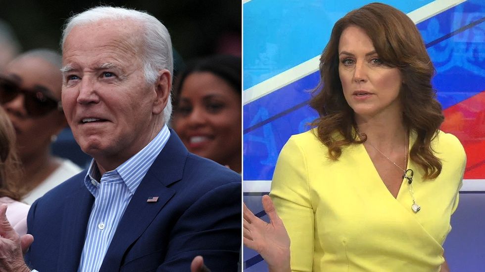 Joe Biden and Bev Turner