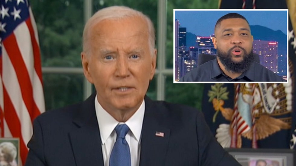 Joe Biden and Brandon Tatum
