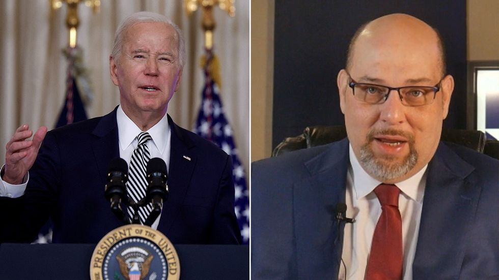 Joe Biden and Dan Miller