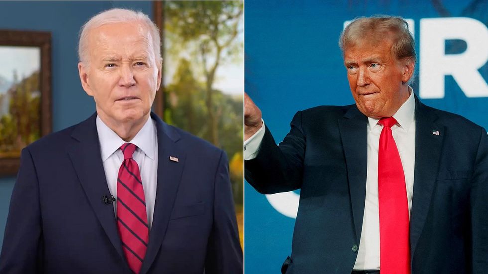 Joe Biden and Donald Trump